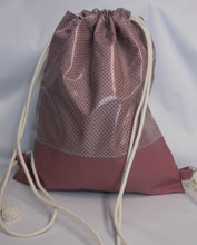 Lade das Bild in den Galerie-Viewer, Beutelrucksack Punkte puder/rosé