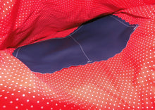 Lade das Bild in den Galerie-Viewer, Beutelrucksack Punkte rot/blau