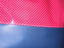 Lade das Bild in den Galerie-Viewer, Beutelrucksack Punkte rot/blau