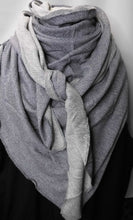 Lade das Bild in den Galerie-Viewer, XXXL Tuch Baumwolle meliert versch. Farben